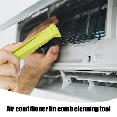 Plastic Air Conditioner Fin Cleaning Portable Air Conditioning Fin Comb for Auto Cooling System Cleaning Brush Kits Repair Tools