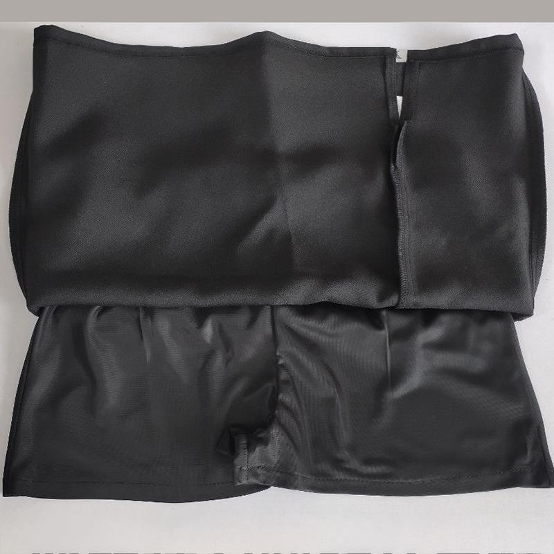 Women's Sexy Skirt Short Solid Zipper Split A-line Skirts Mini Skirt