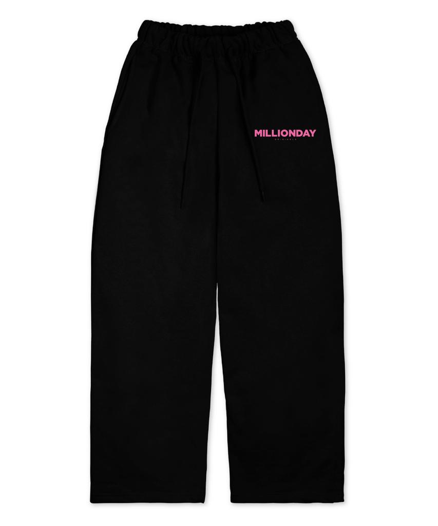 MILLION DAY Million Small Logo Wide Pants