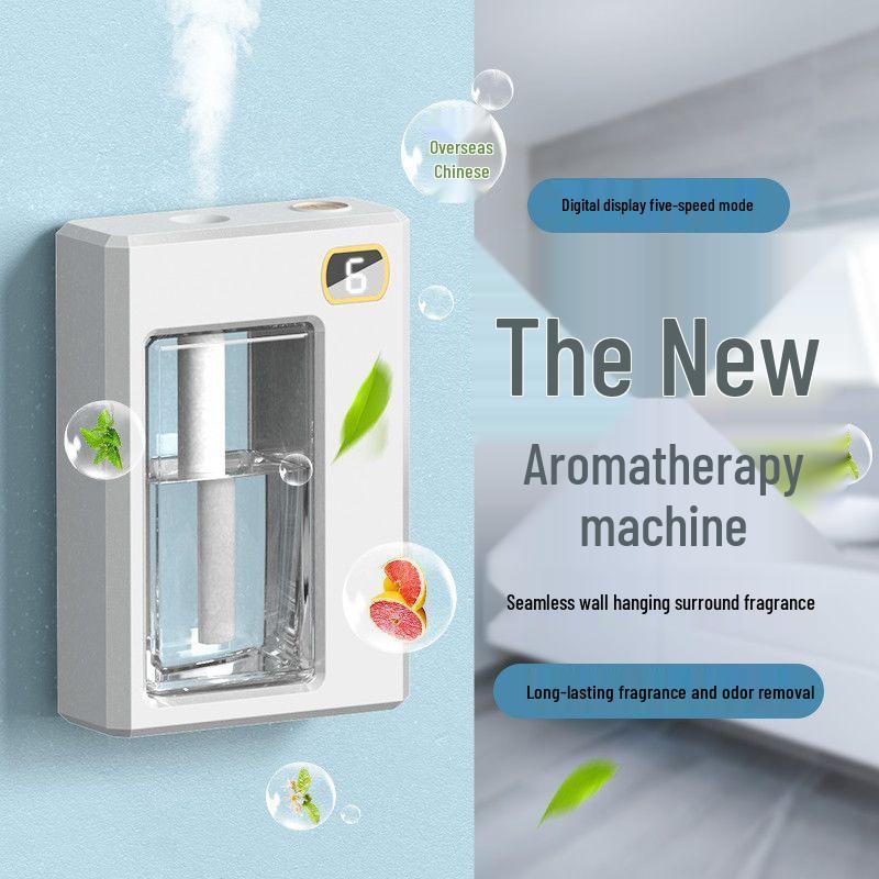 Wall-Mounted Smart Aromatherapy Diffuser & Deodorizer with Automatic Fragrance Sprayer
