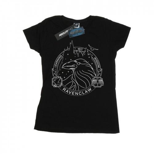 HARRY POTTER Womens/Ladies Ravenclaw Seal Cotton T-Shirt