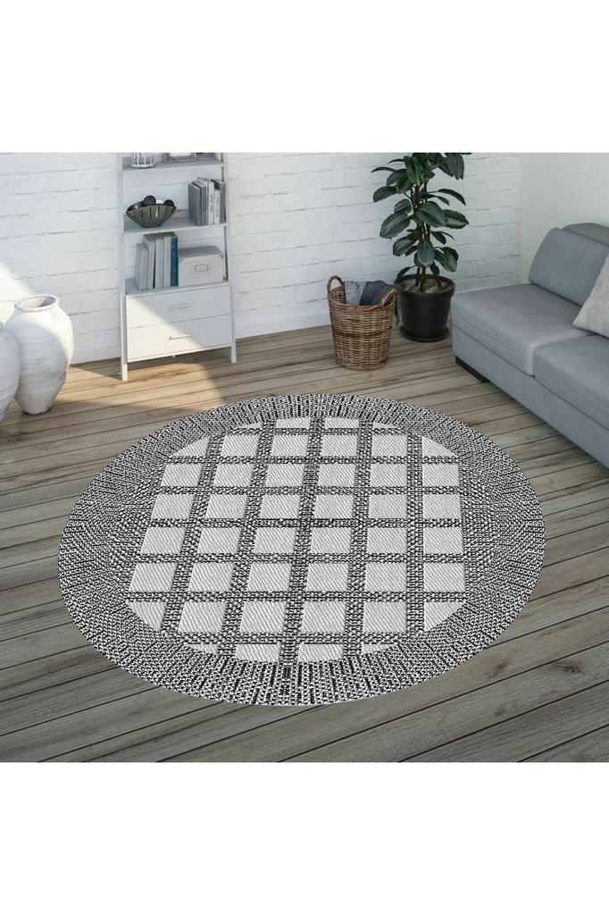 Rovigo Home Pratelný kulatý tištěný koberec RHM7319-SD1027