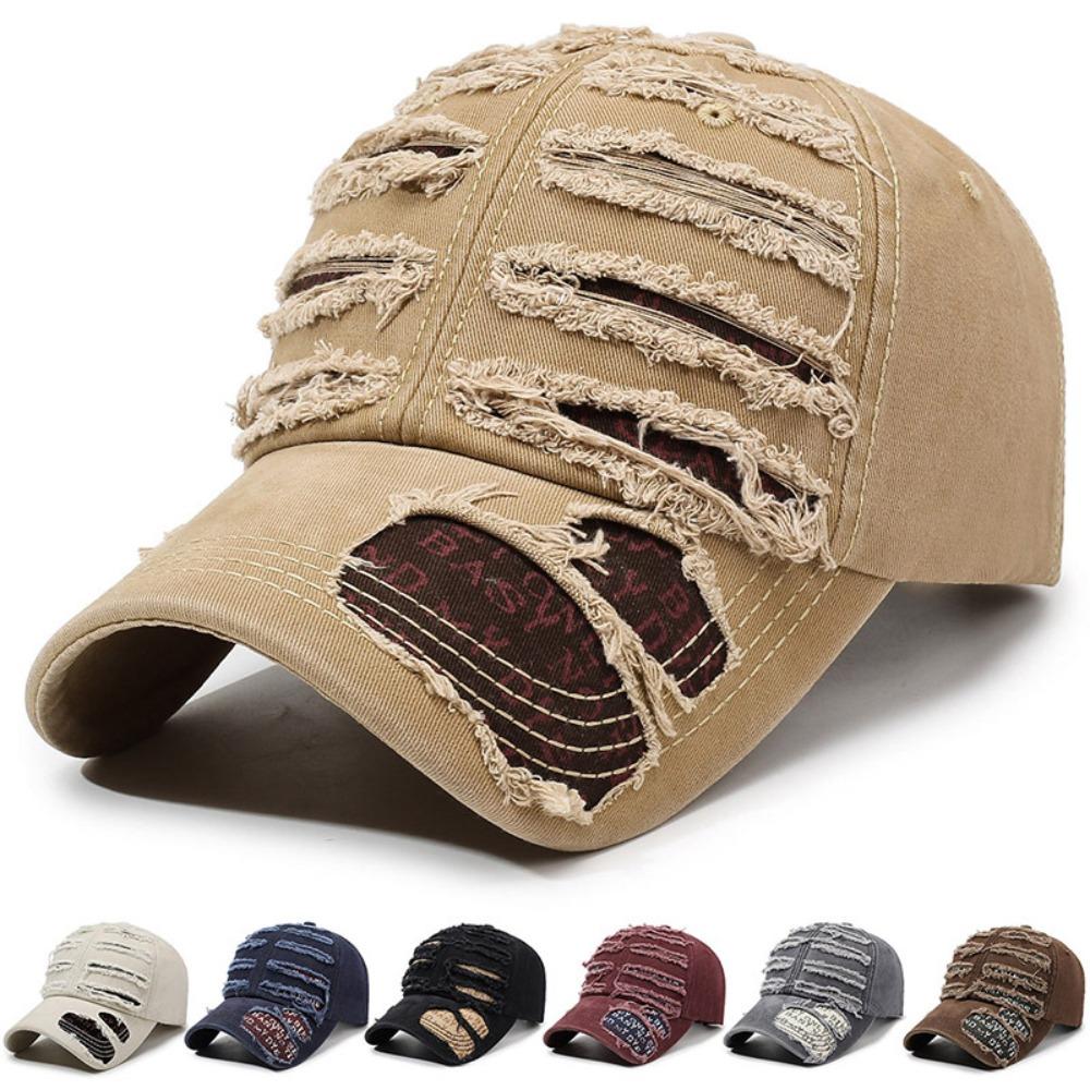 Cool Baseball Cap Unisex Cotton Cowboy Hat Fashion Retro Peaked Cap Men Women
