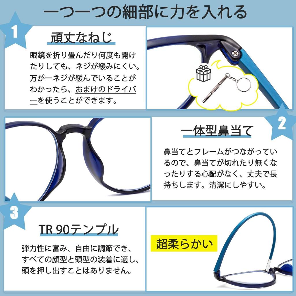 ESAVIA Boston Frame Round Magnifying for Magnifying Magnifying Magnifying for Detailed Work and Reading Glass, 1.0-3.5x Magnification, Lightweight,