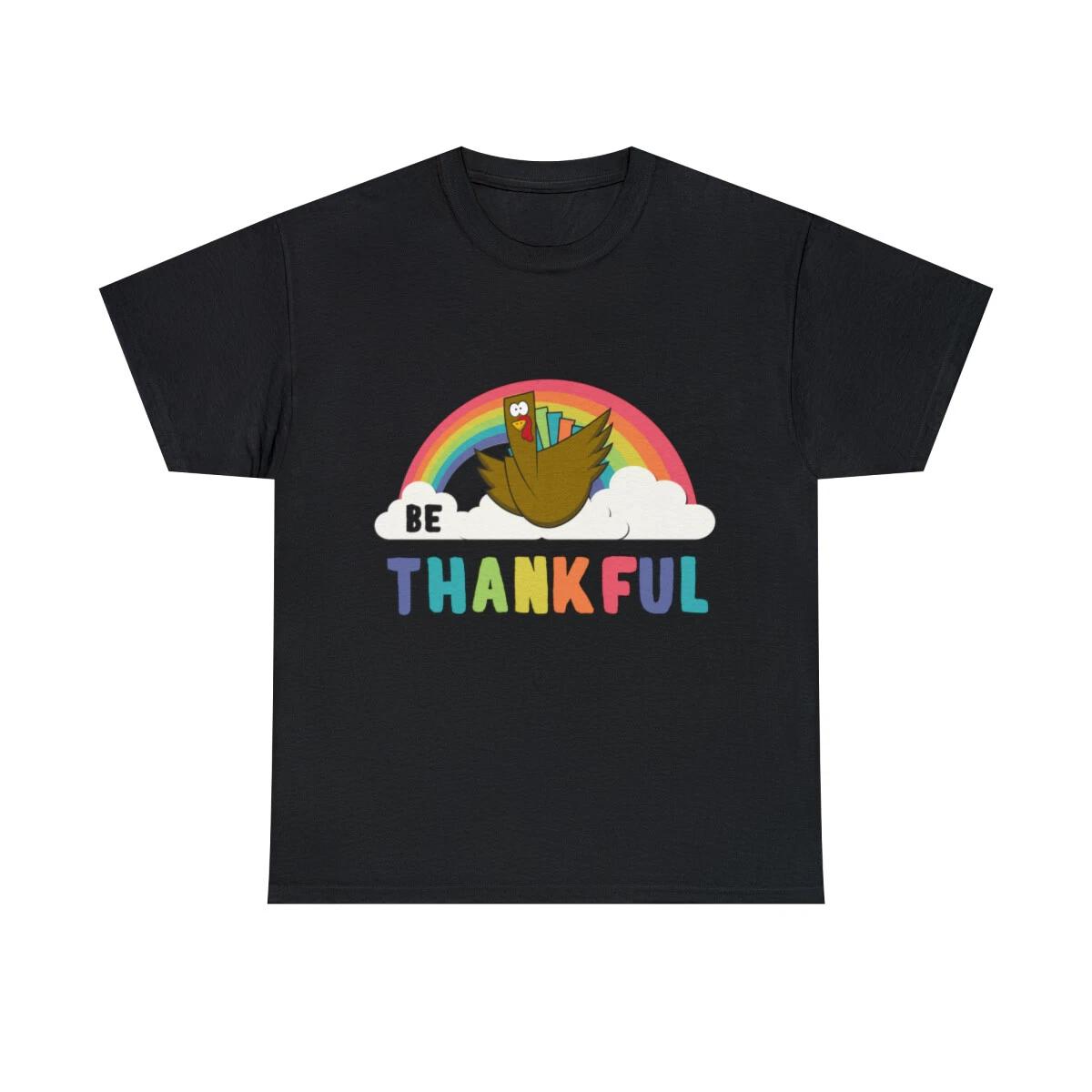 Thankful Graphic Tee Shirt, S-5XL M