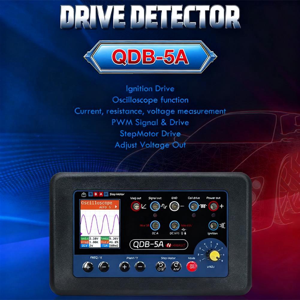 QDB4A QDB-5A Car Sensor Tester Oscilloscope PWM Drive Motor Simulator Diagnostic Step Multimeter Driver Injector Ignition T B6N0