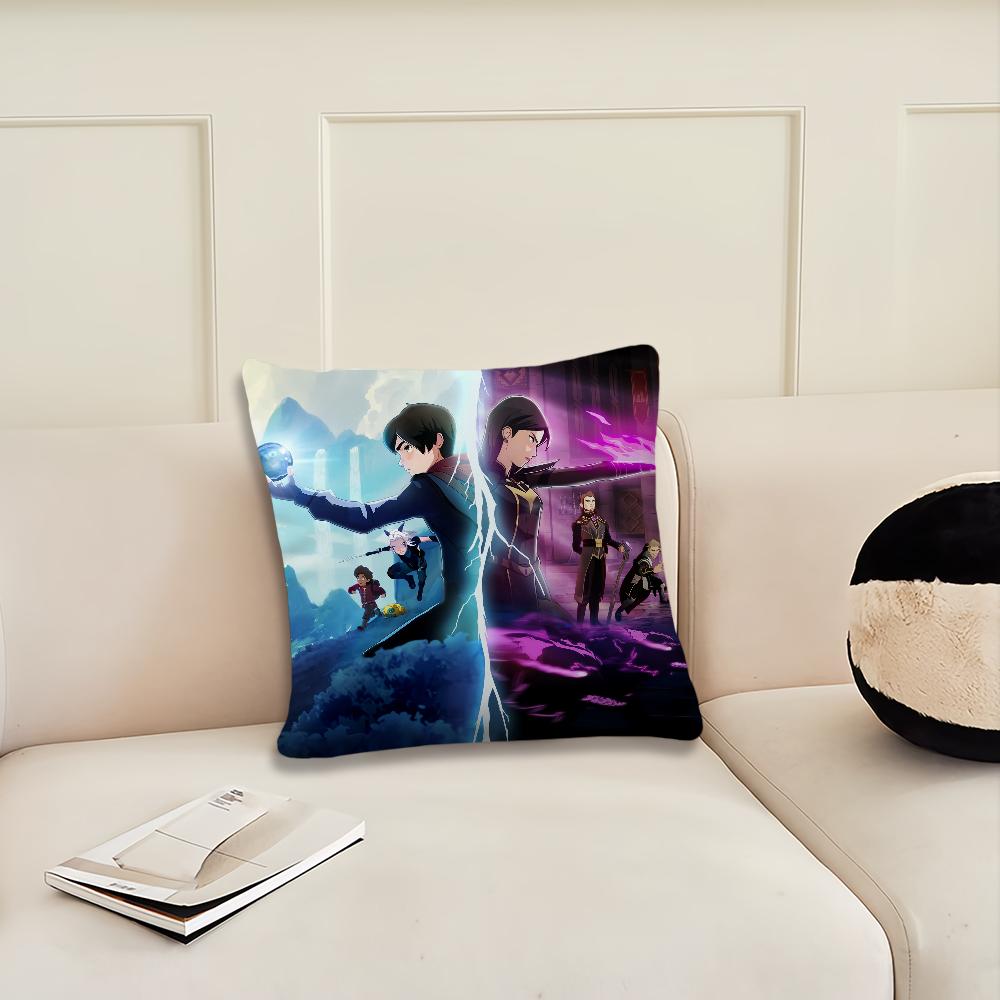 Cartoon The D-Dragon P-Prince Cushion Cover Pillow Cover Decoration Room Home Sofa Living Office Car Nordic Simplicity