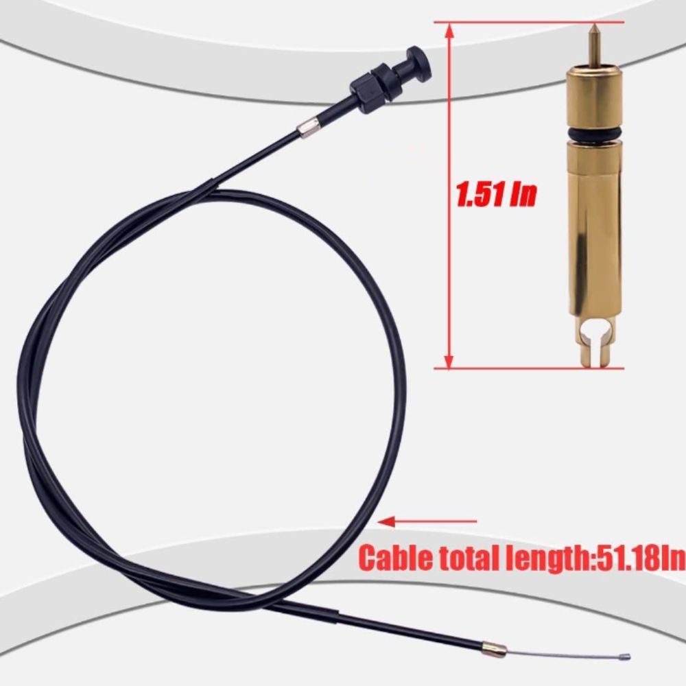 Metal Carburetor Choke Cable Black 17950-HN5-671 DPSCR262  for 1986-1987 Honda Fourtrax 350