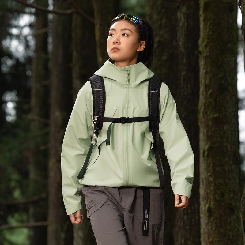 Li Ning CF Su Wan Long Jia Breath Series Comfortable Versatile Urban Outdoor Reflective Windproof Waterproof Breathable Jacket Women Jacket AEMV008-6