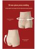 Benmingnian Chinese Embroidery High Waist Body Shaping Pants - Mulberry Silk Tummy Control and Hip Lifting Panties for Women.