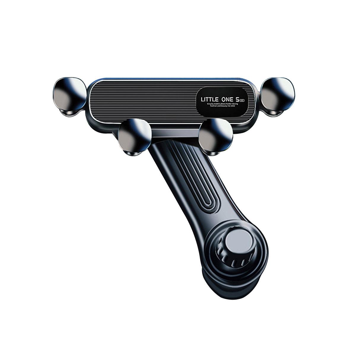 

Автомобильный держатель для телефона Gravity, крепление на вентиляционную решетку, вращающийся на 360°, держатель для смартфона в автомобиле, поддержка телефона для iPhone 13, 12, 4,7–7 дюймов, Xiaomi чёрный