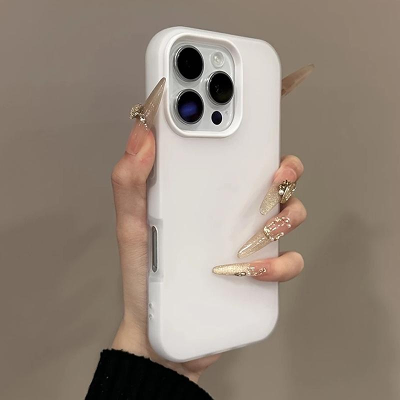 Custodia Morbida Opaca Trasparente Color Caramella per IPhone 17 16 15 14 13 12 11 Pro Max Air 16E 7 8 Plus X Xs Max XR SE Copertura Antiurto