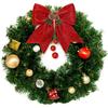 1Pcs Christmas Decoratio Bow Red Glitter Bow 30cm Christmas Tree Pendant Ornaments for Home Decor Xmas New Year Gifts Accessory