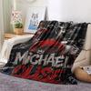 Michael Olise Printed Flannel Blanket, soft throw for bedroom sofa, washable,soccer fan merchandise, great gift.