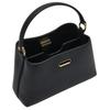 Bally Lock Me 2025 Spring Summer Collection Metal Finish Lock Closure Leather Handbag Shoulder Bag Mini Women Handbags Black 6311552
