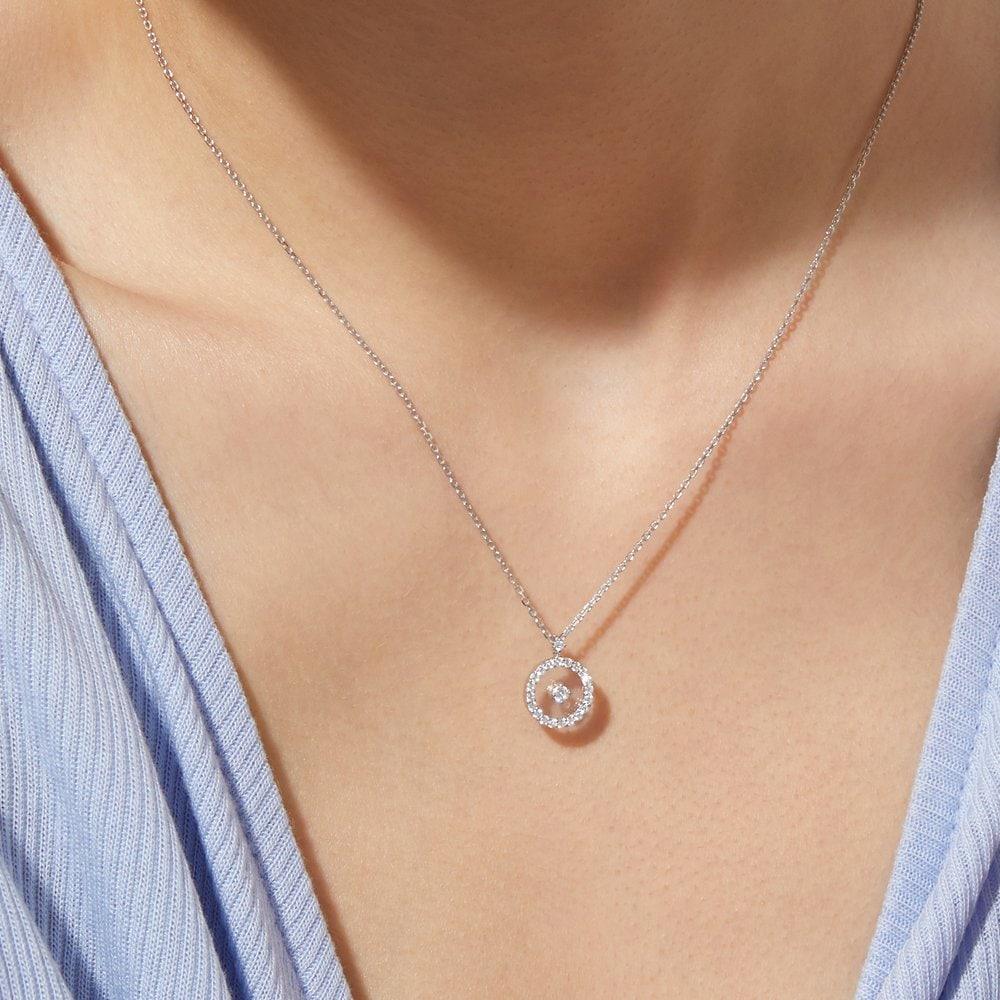 

[Stonehenge]] Lastella Silver Necklace K1223