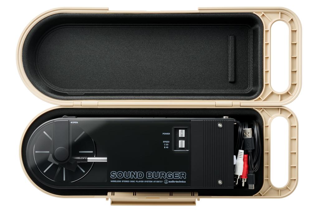 Audio-Technica Sound Burger AT-SBC1 BG Tvrdé pouzdro, Úložná taška, Ochranné pouzdro, Přenosné pouzdro, Béžová