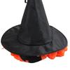 Halloween Hanging Decoration Outdoor Hanging Pumpkin Ghost with Witch Hat for Outside Yard Porch Lawn Tree Decor