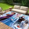1pc Disney Frozen Pattern Carpet Area Rug Non-slip Carpet Hand Washable Floor Mat Suitable For Living Room Bedroom Home Decor Room Decor