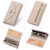 Humerpaul The First Layer of Cowhide Ladies Clutch, Large-capacity RFID Anti-theft Swipe Multi-card Wallet with Photo Window