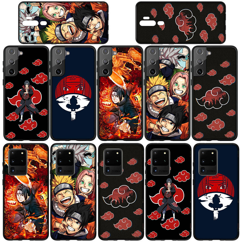 For Samsung Galaxy S25 S24 S23 iPhone 17 16 15 Xiaomi Redmi Note 14 13 12 11 Plus Pro Max XR A57 Phone Case Cartoon Uchiha Sasuke Naruto OPPO Huawei