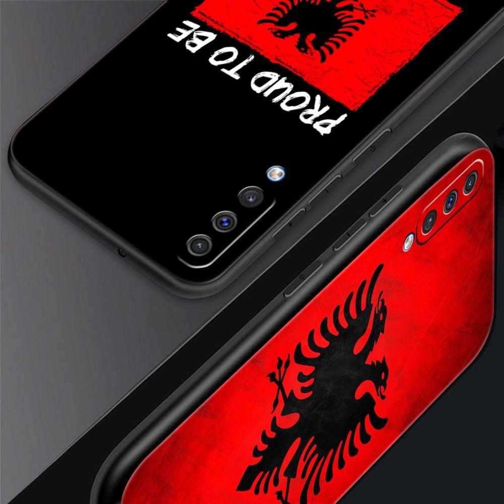 Albania Albanians Flag Phone Case For Samsung A52 A14 A50 A70 A10 A30 A40 A20S A20E A02S A12 A22 A34 A42 A32 5G A54 A04s Cover