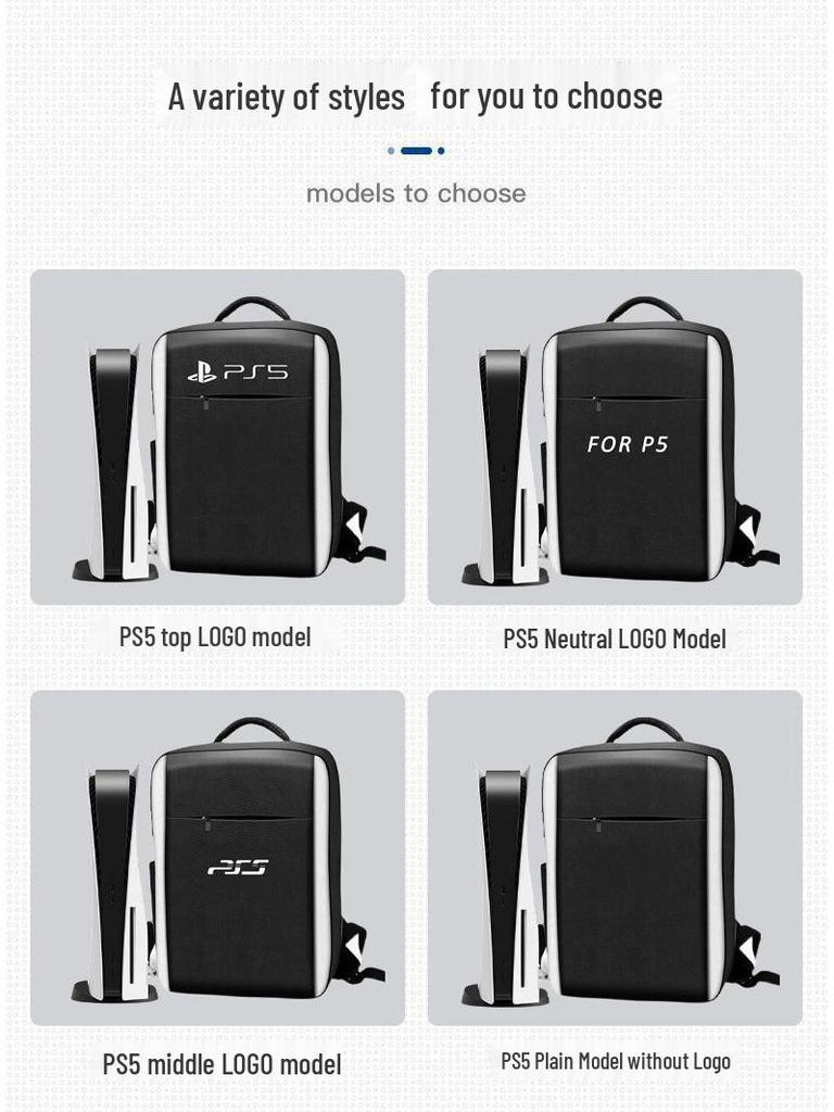 Rucsac de depozitare pentru consola PS5 Slim: Organizator Portabil pentru Bărbați pentru Controlere și Accesorii