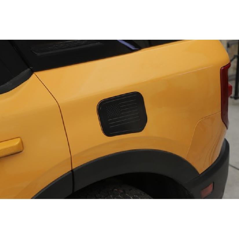 Außentür Tankdeckel Gasdeckel Tankabdeckung Zierleiste für Ford Bronco Sport 21+ Schwarz