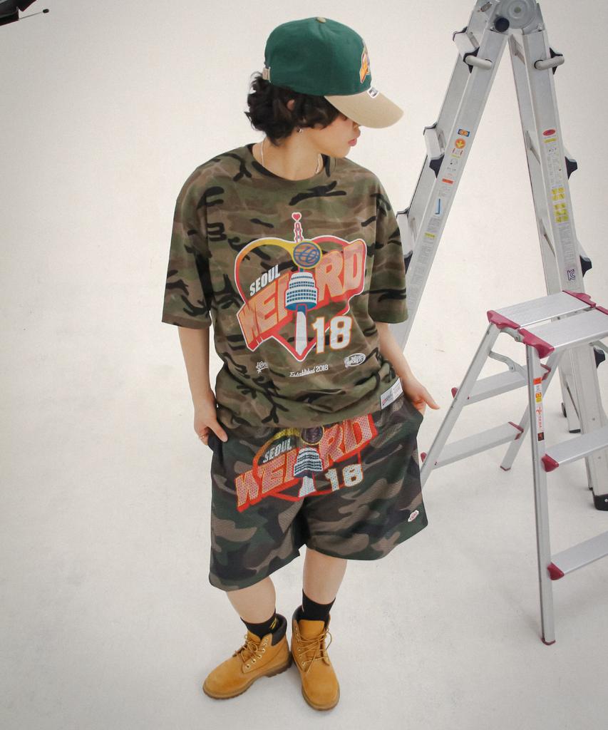 Wieoldeuwoldeu Camouflage Basketball Pants