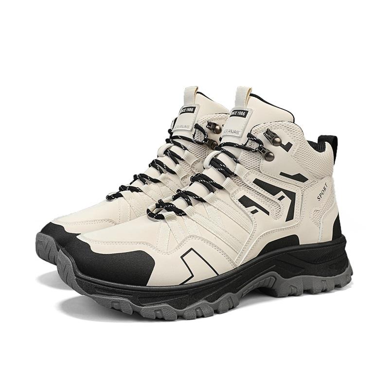 Men Hiking Shoes Outdoor Trekking Sports Climbing Camping Boots Non-Slip Waterproof Walking Jogging Trainers Sneakers Work Shoes