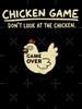 The Animals Chicken Game - Dont Look At The Chicken Oversized T-Shirt