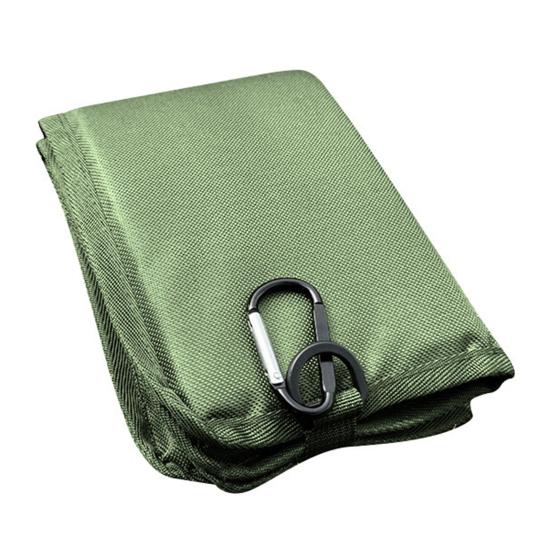 Folding Sitting Pad Waterproof Oxford Cloth Sit Pad Portable Foldable Camping Seat Cushion with Carabiner for Backpacking Hiking Picnics Outdoor Use