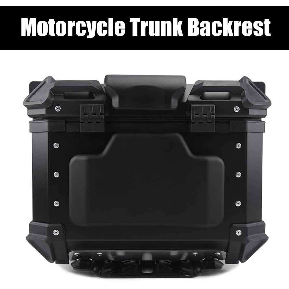 1pcs Motorcycle Passenger Backrest Back Pad PU Foam Sponge Soft Shockproof Universal Motorcycle Trunk Backrest Cushion