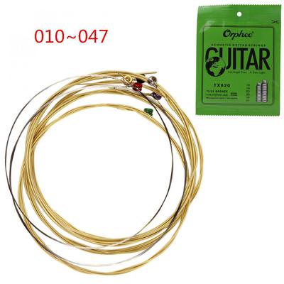 6 teile/satz Akustische Gitarre Saiten 010-047 Phosphor Bronze Legierung Saiten