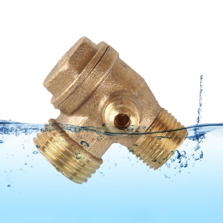Air Compressor Unidirectional 3-Way Workshop Fittings Check Valve Connector Tool