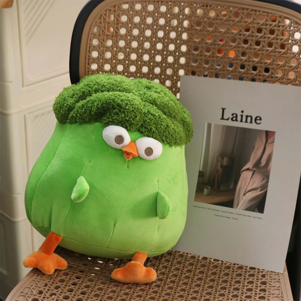 Children Gits Broccoli Chick Plush Cartoon Broccoli Dundun Chicken Chicken Doll Christmas Gift