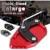 Worldmotop Motorcycle Kickstand Pad Extension Pad Replacement for Honda CRF300L CRF300 L Rally 2021 2022 Extender Side Stand Plate Pad(Black)