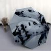1pc Dalmatian Automatic Open/Close Umbrella 8-Rib Strong Frame, Portable Travel Umbrella for Women & Men, Birthday Gift Parties 023
