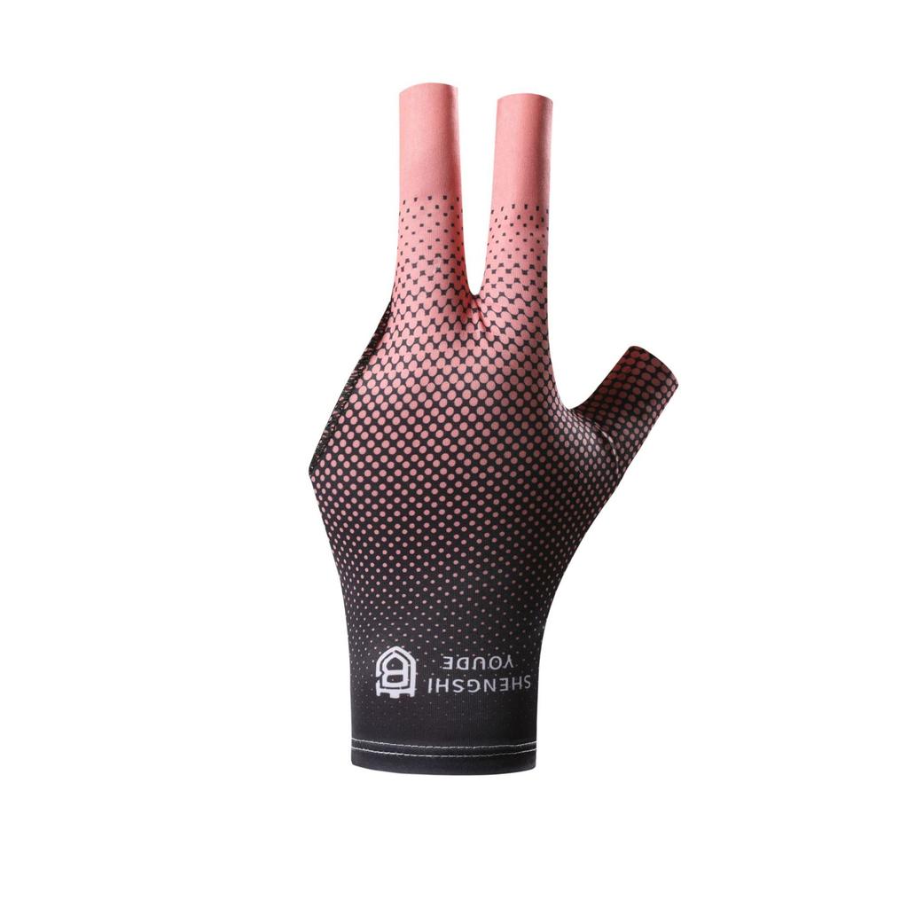 Billiard & Fishing Ice Silk Gloves, Summer UV Protection Breathable Non-Slip Waterproof Sports Gloves