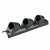Universal 52mm Car Gauge Pod Universal Black/Carbon Three Hole Car Meters Holder A-Pillar Pod Triple Gauge Holder