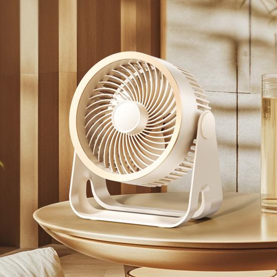 Wall-Mounted Desktop Fan with 5 Speeds Low Noise Electric Fan Portable Air Circulation Fan for Home Office Bedroom