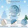 Winter Wreaths for Front Door Winter Decorations for Home Snowflake Door Decorations Snowflake Wreath Hanging Sign Wall Decor Wooden Front Door