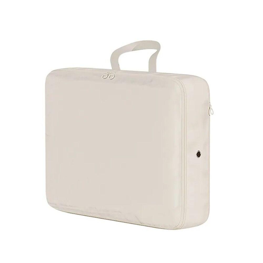 

Складная пуховая куртка, сумка для хранения, полиэстер, компрессионный упаковочный куб, для путешествий 40X12X30cm бежевый