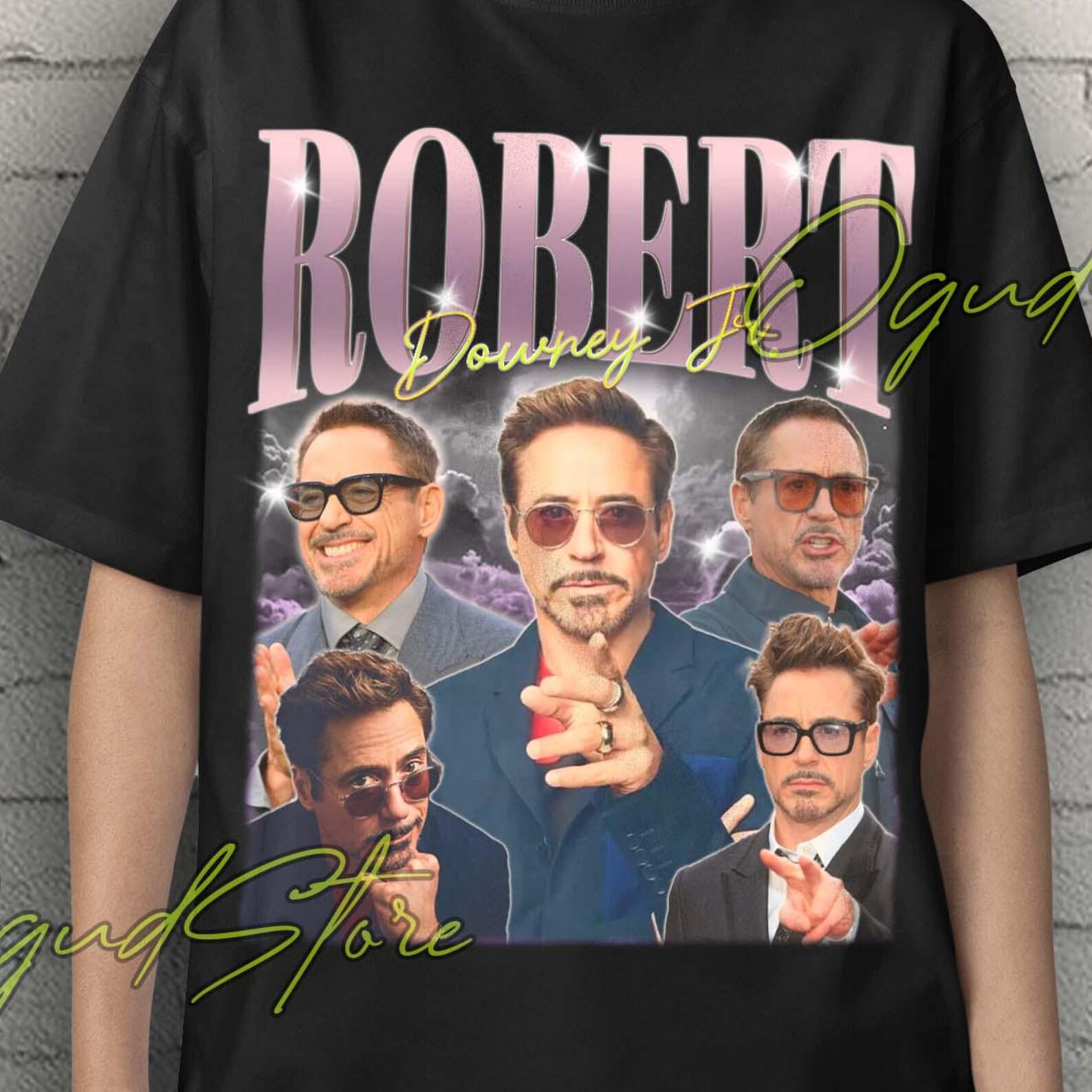 Robert Downey Jr Shirt, Robert Downey Jr Retro 90s Shirt, Robert Downey Jr Sweatshirt, RDJ Poster Clothing, Robert Downey Jr Meme Shirt 2XL