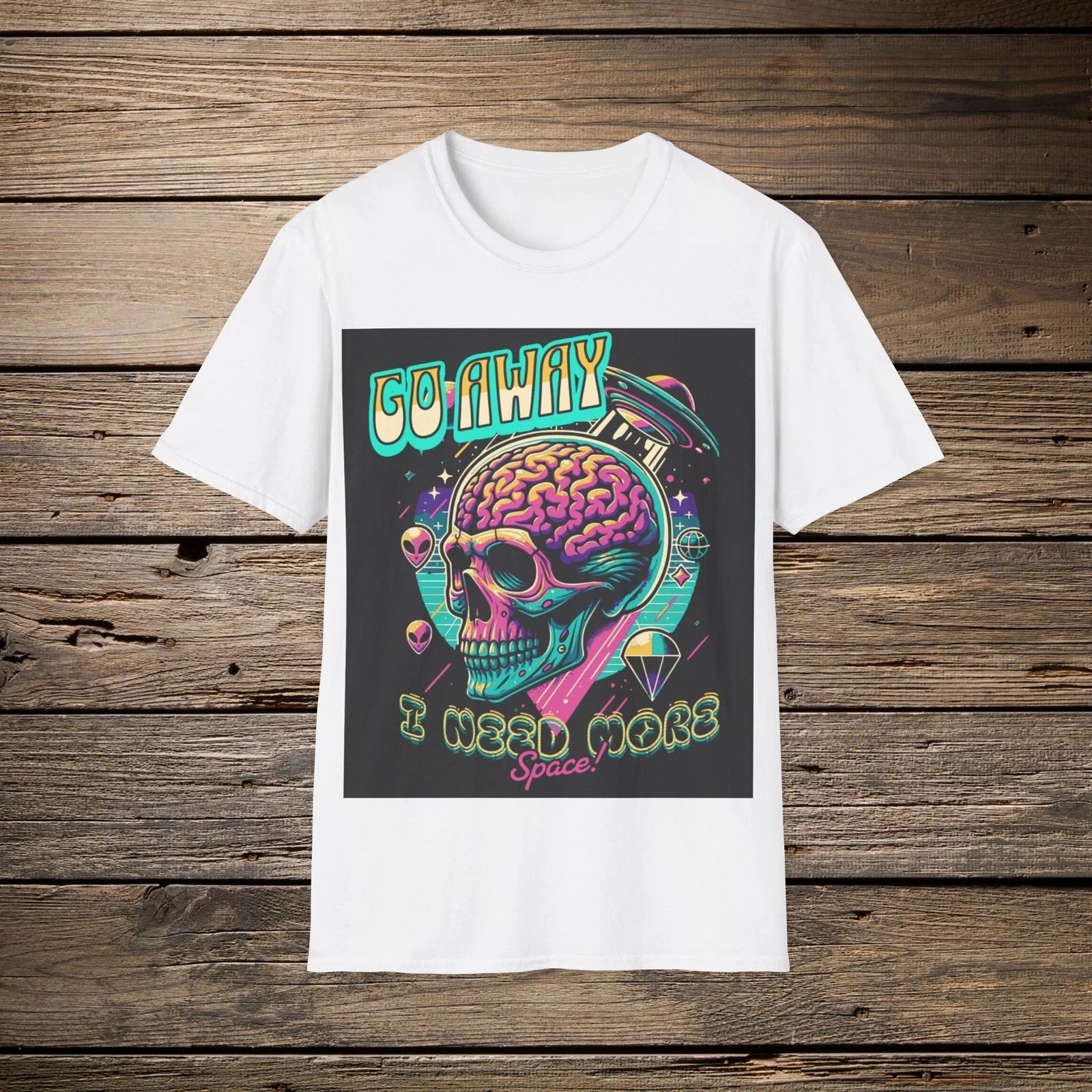 Go Away I Need More Space Skull Children s Children s T Children s T-shirt | Space Skeleton Graphic 130