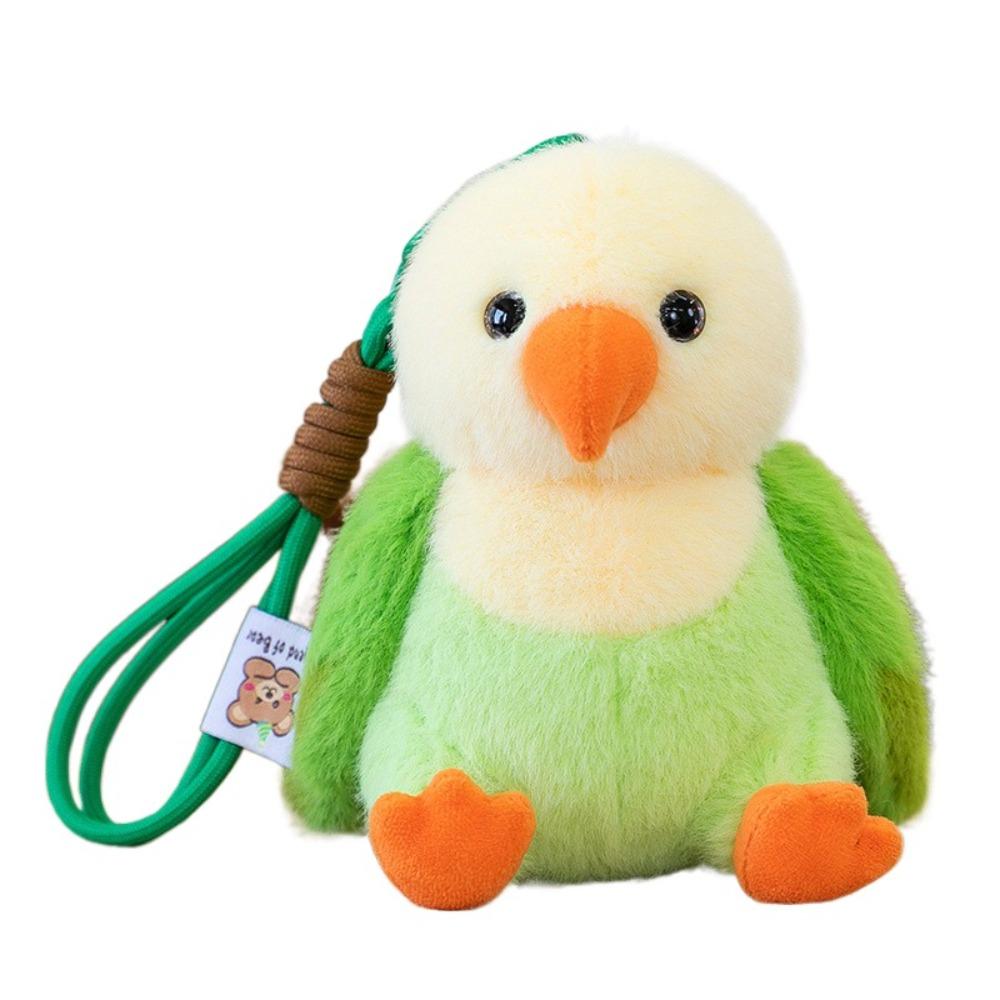 

Cute Animal Bird Plush Keychain Simulation Furry Birds Keyrings Bird Doll Pendant Bag Pendant Style 9