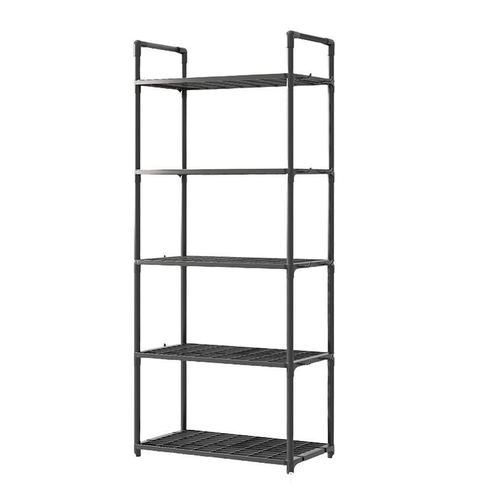 5 Tier Shelving Unit Heavy Duty Storage Shelf Adjustable Storage Rack 66 Lbs Capacity for Kitchen Pantry Bathroom Garage Office