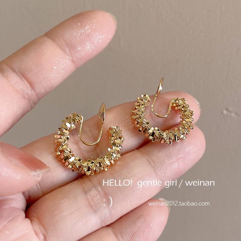 Easiest for Match Mosquito Coil Retro Silver Nail Broken Gold