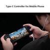 Type-C Mobile Game Controller Clickable Gamepad Analog Joystick with Type-C Port Fast Charging for Huawei Honor Android