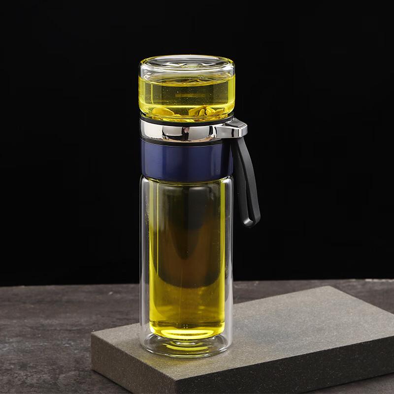Shangqi Tea Infuser Double-Layer Glass Mug
